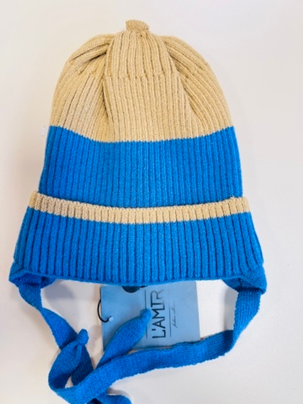 Шапка демисезонная на мальчика до 2 лет