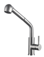 15027 Смес. од. для кухни выс. с ВЫД. лейкой (НЕРЖ САТИН) ViEiR (10/1шт)