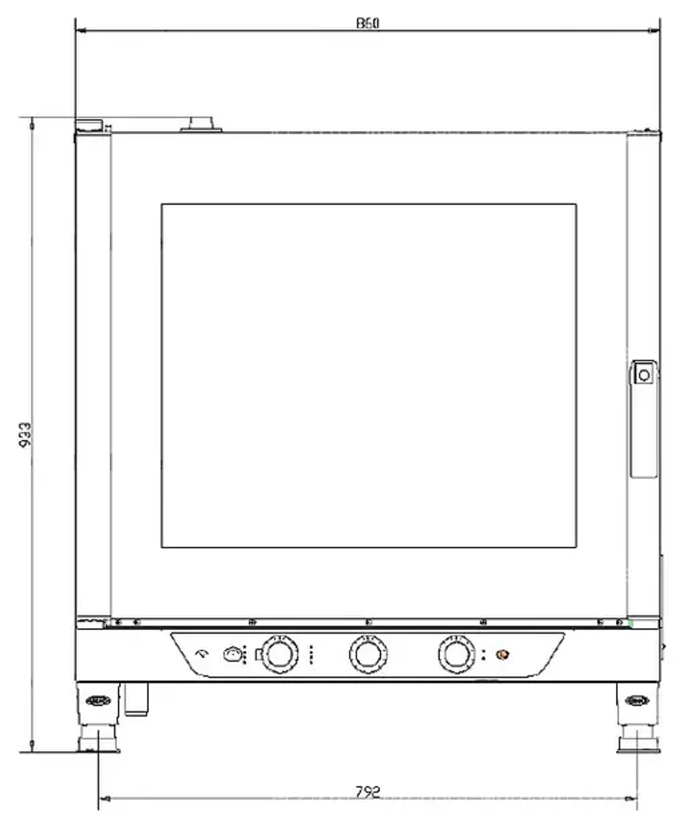 Печь конвекционная электрическая Unox XB 693