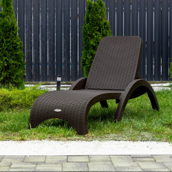 Шезлонг RATTAN Цвет: Коричневый