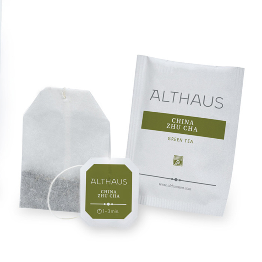 Althaus China Zhu Cha чай зеленый в пакетиках, 20 шт