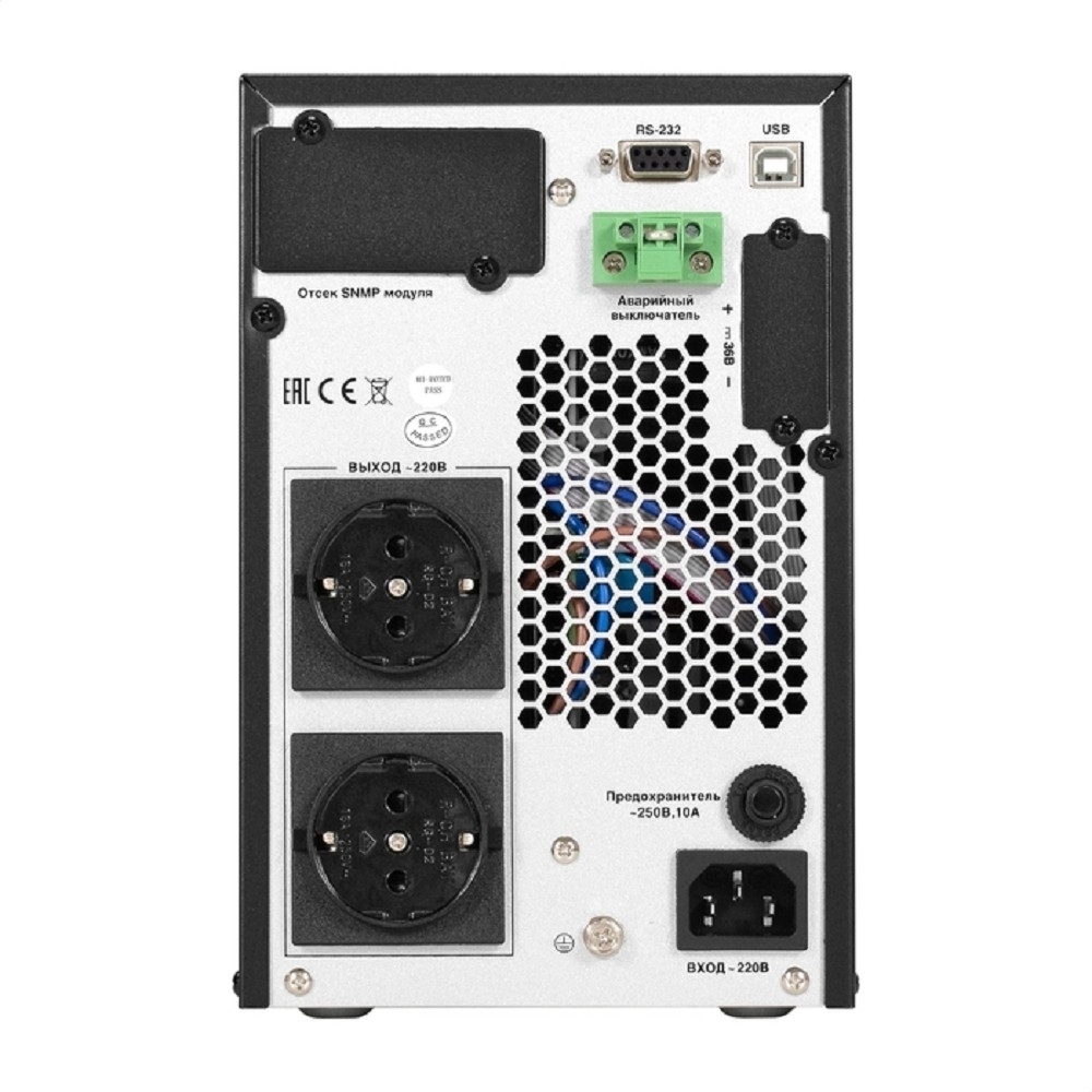 Источник бесперебойного питания Exegate EX296947RUS ИБП On-line ExeGate PowerExpert TL-1000.LCD.AVR.2SH.USB.RS232.SNMP &lt;1000VA/1000W, On-Line, PF=1, LCD, 2*Schuko, RS232, USB, SNMP-slot, встроенные батареи 12V 7.2Ah - 2шт, Tower, ме