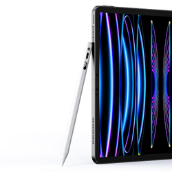 Стилус от Dux Ducis серии SP-06 белого цвета для планшетов iPad c 2024-, с индикатором заряда