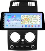 Магнитола для Nissan Qashqai J10 2006-2013, Dualis (рамка LUX) - FarCar монитор 12.3" 2K QLED на Android 14, TS10, CarPlay, 4G SIM-слот