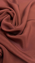 Шелк кади терракотовый