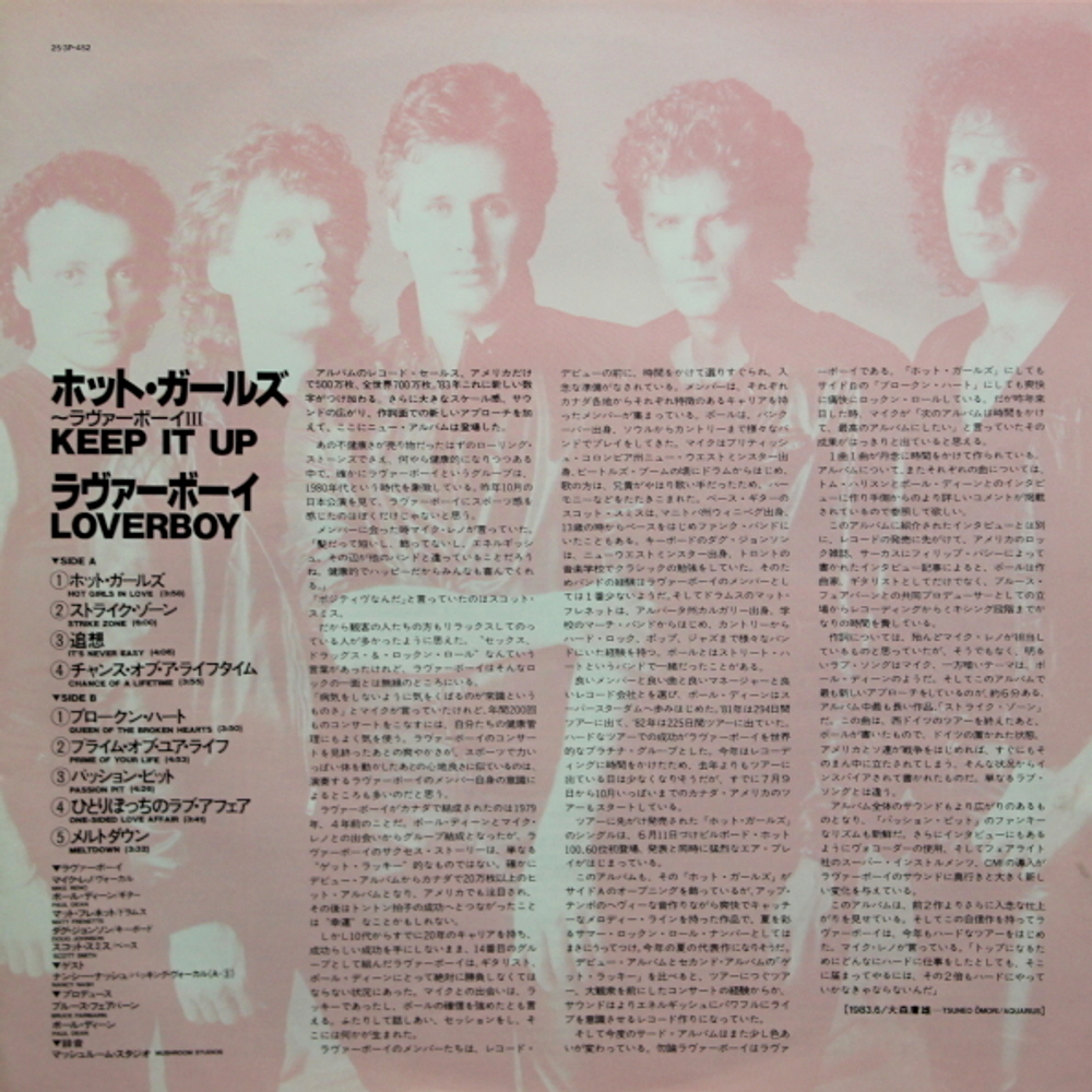 Loverboy / Keep It Up (LP)