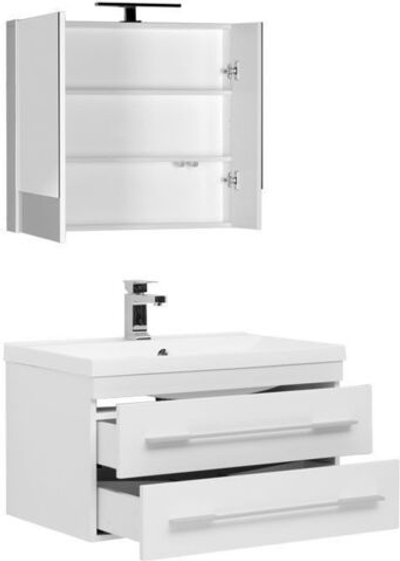 Мебель для ванной Aquanet Нота NEW 75 белый (камерино)