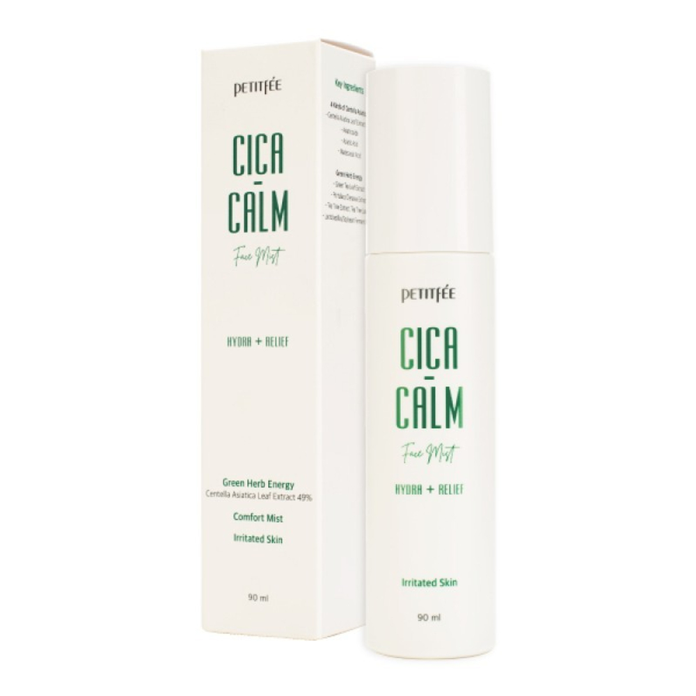 Petitfee Cica Calm Face Mist мягкий успокаивающий мист для лица с центеллой