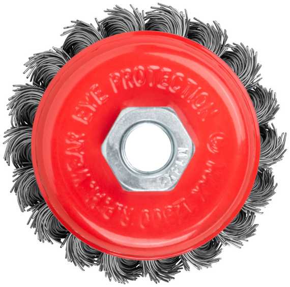 Корщетка-чашка, 75 мм, М14, стальная проволока FIT IT 39467