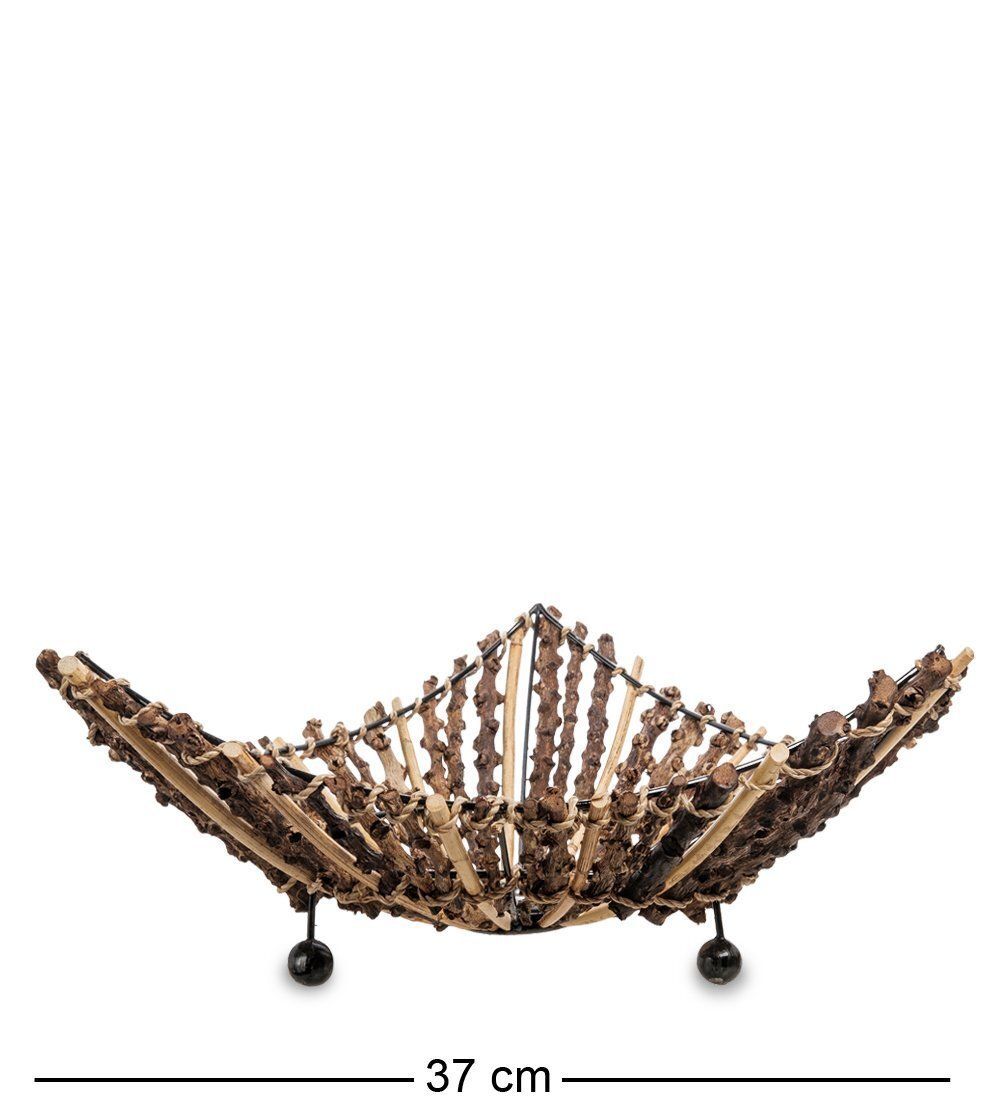 63-012-02 Декоративная корзинка средняя (о.Бали)