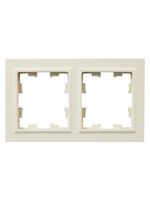 BRITE Рамка 2-местная IP44 РУ-2-БрКр-44 бежевый IEK