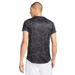 Футболка мужская теннисная Nike Court Dri-Fit Advantage Crew M - black/white