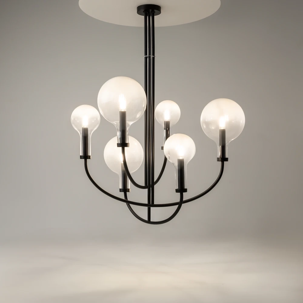 Люстра на штанге Maytoni STATUS MOD333PL-06B