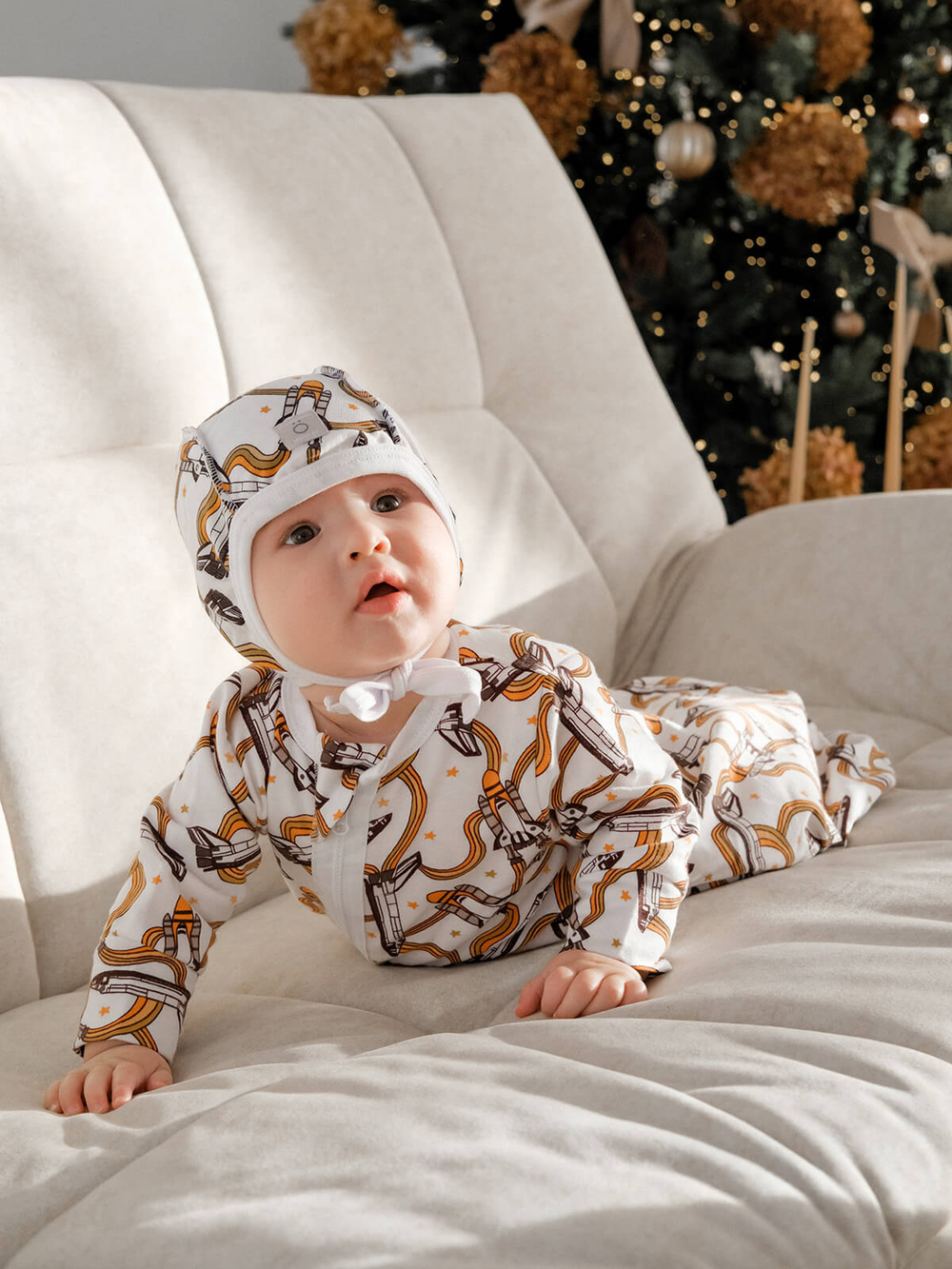 Утеплённый спальный мешок Mjölk Ракеты