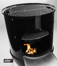 Гриль-коптильня угольная Weber Smokey Mountain Cooker, 47 см, чёрный