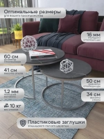 Комплект журнальных столов Акцент - СЧ - МДФ в ПВХ