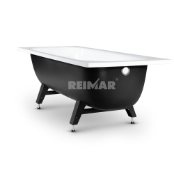 Стальная ванна ВИЗ Reimar 170x70 с опорной подставкой ОР-01205 (R-74901)