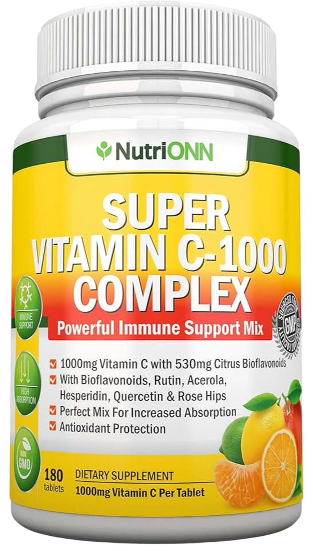 NutriONN SUPER Vitamin C Complex 120 caps, Витамин С Комплекс