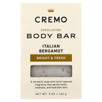 Cremo, Отшелушивающее мыло для тела, итальянский бергамот, 142 г (5 унций)