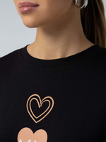 Футболка оверсайз с принтом длинная22