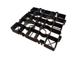 Газонная решетка ECOGRID 55 (цвет: чёрный), м2
