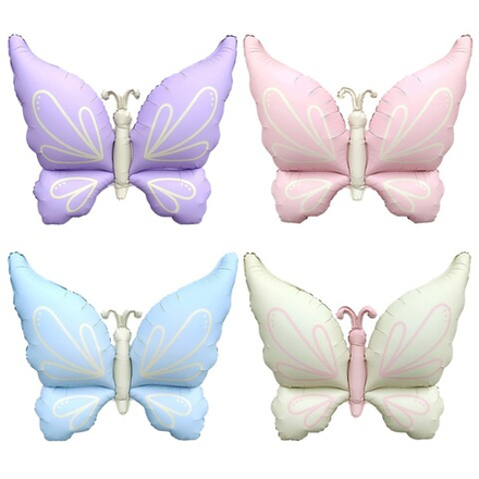 Фольгированный шар-фигура «Бабочка» сатин, 94 см