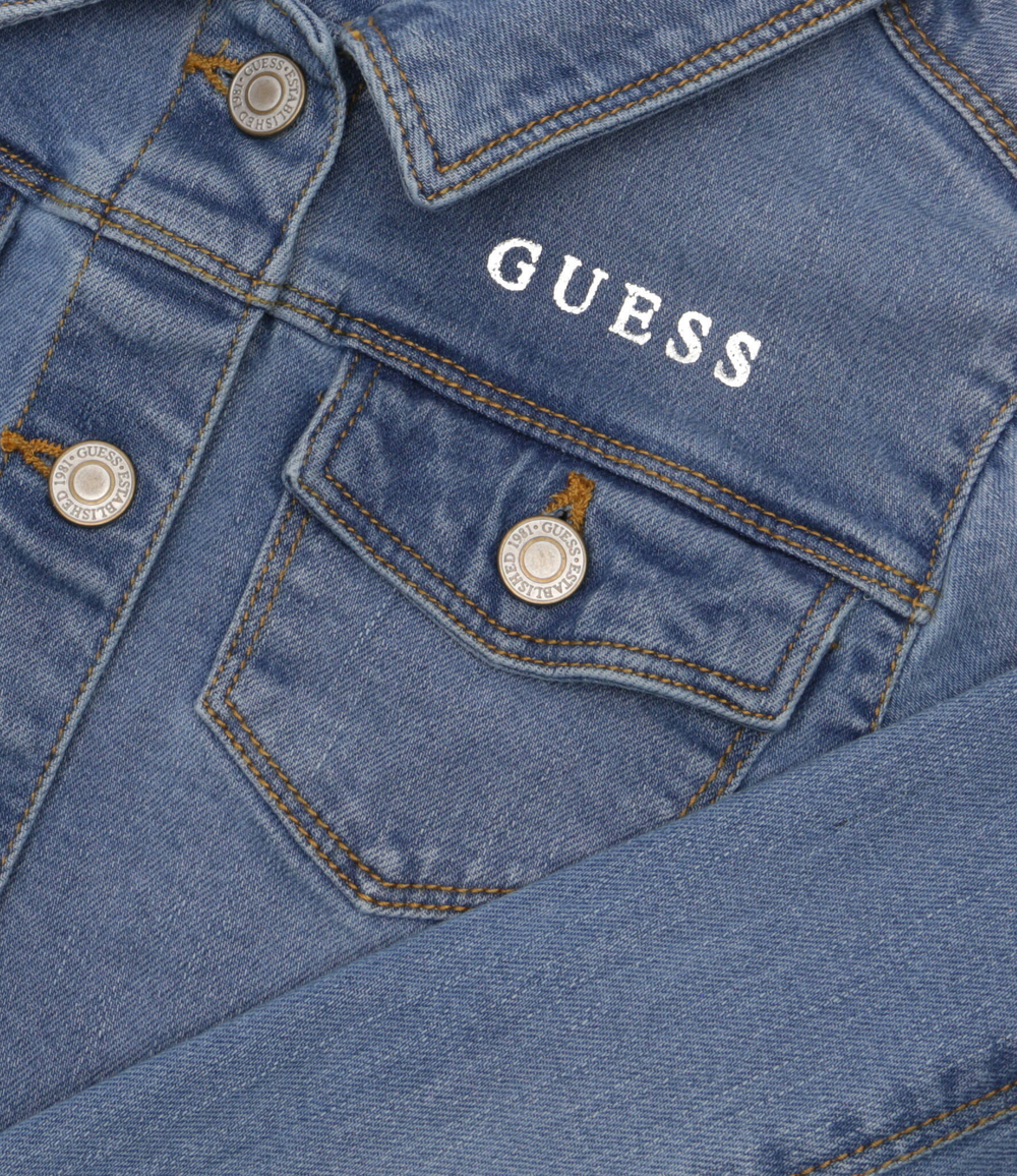 джинсовая куртка Guess - голубой(J81L21 D4HB0)