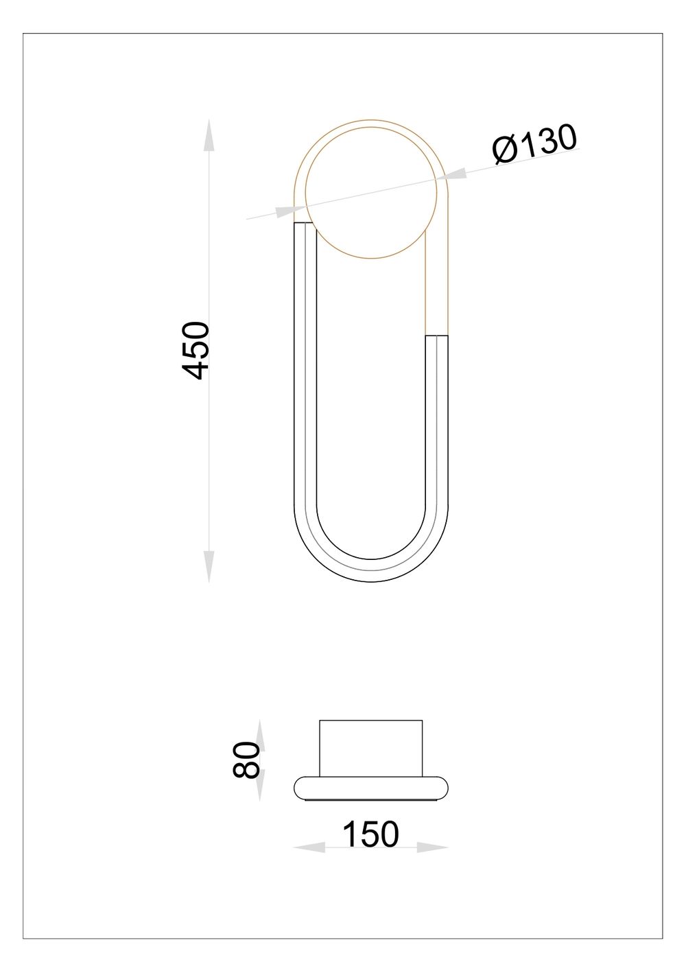 Настенный светильник Arte lamp
