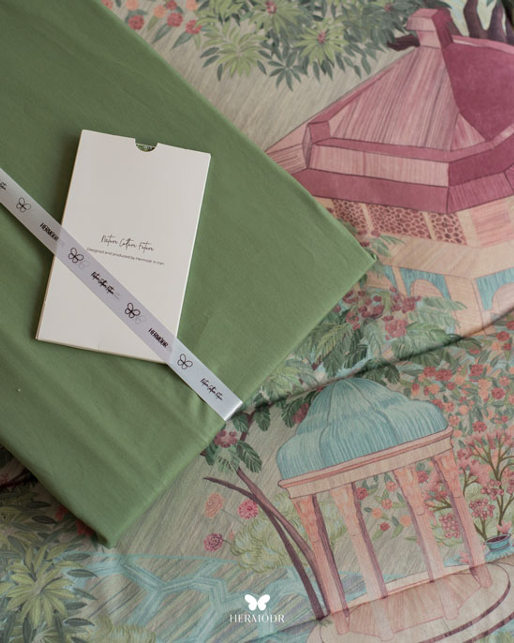 Комплект постельного белья двуспальный Mehr Gardoon Hermodr 8 предметов 130220268 Иран