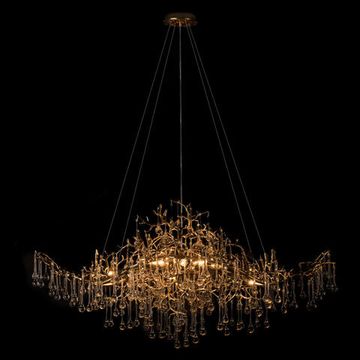 Подвесная люстра 14*G9 10351/1200L AB античная бронза Coral LOFT IT