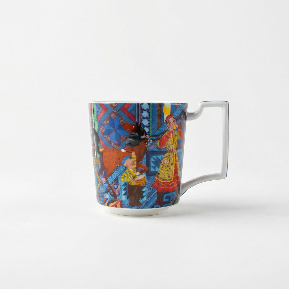 Кружка из костяной керамики