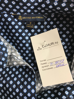 Платье Brooks Brothers рубашечного кроя, маркировка 8, визуально на 44 размер