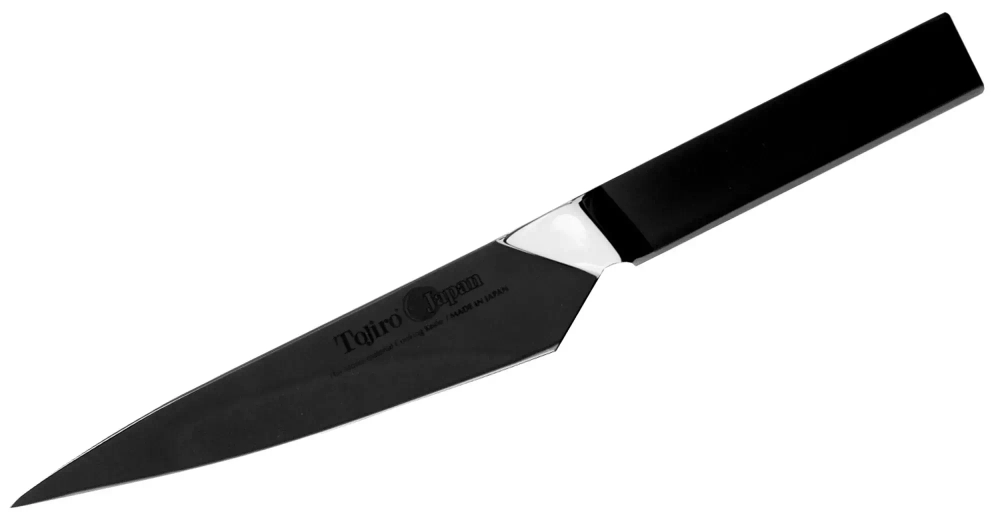 Tojiro - Нож универсальный полированный Tojiro Origami Black 13 см / артикул   F-1770M  / GTIN