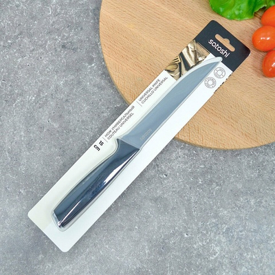 Нож кухонный 15см "Satoshi Орис" с антиналипающим покрытием