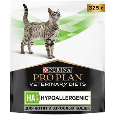 Purina Veterinary Diets 325г Диетический корм для кошек для диаг. и проф. Hypoallergenic HA