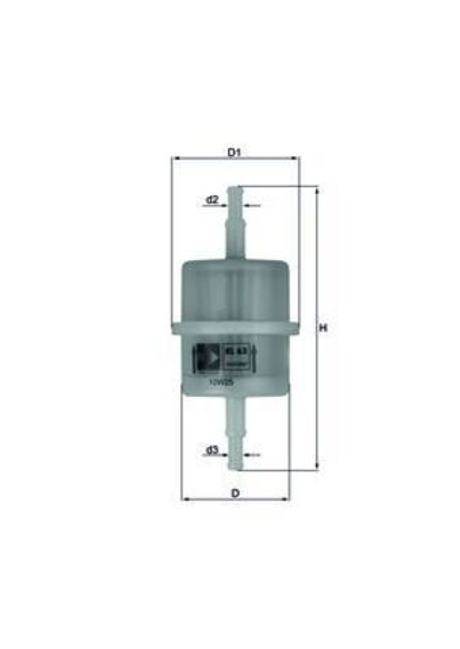 MAHLE - KL63-MAH - Fuel Filter