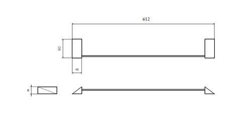 Boheme Держатель для полотенца NEW VENTURO золото