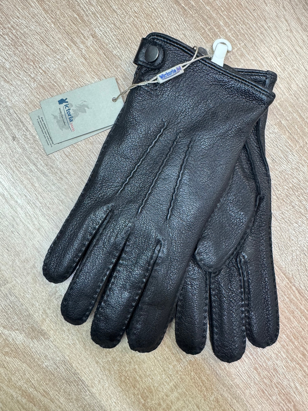 Перчатки. Мужские. Материал верха: Кожа оленя. Подклад: Трикотаж-шерсть. 5 шт.