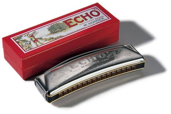 Губная гармоника октавная HOHNER Echo 1493/32 C