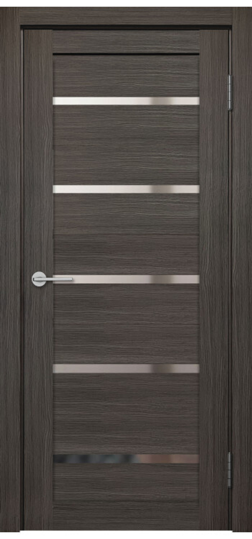 Межкомнатная дверь X-3 / Цвет тон Грей / Зеркало / Двери Верда