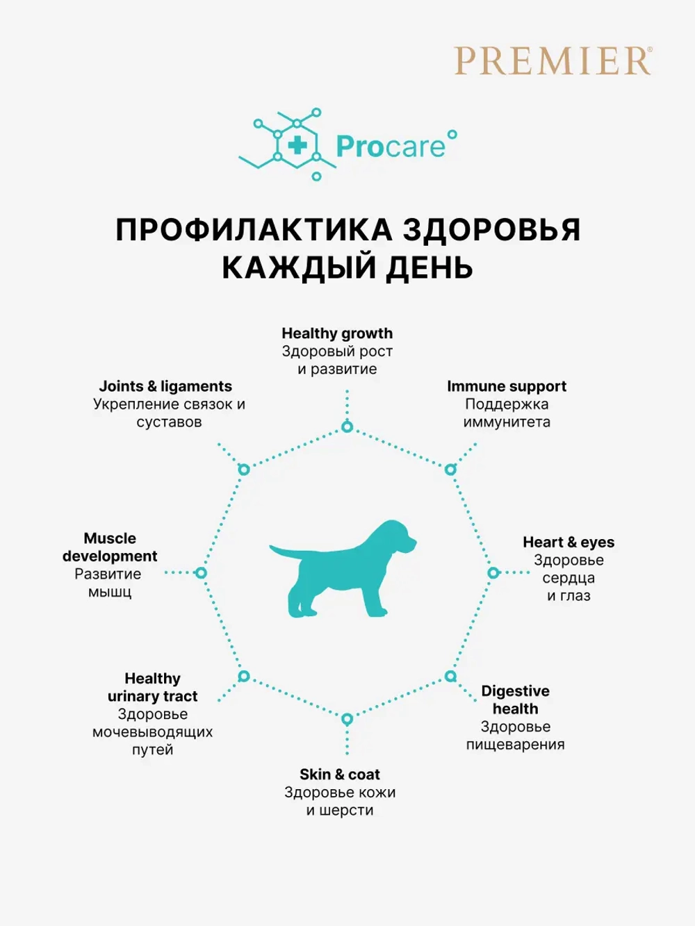 Сухой корм для щенков Premier Dog Puppy беременных и кормящих собак с индейкой 3кг