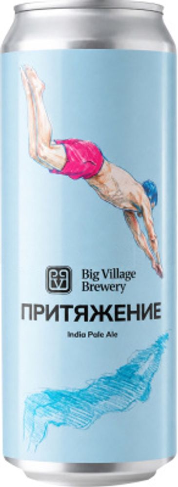 Пиво Биг Вилладж Притяжение / Big Village Prityazhenie 0.45 - банка