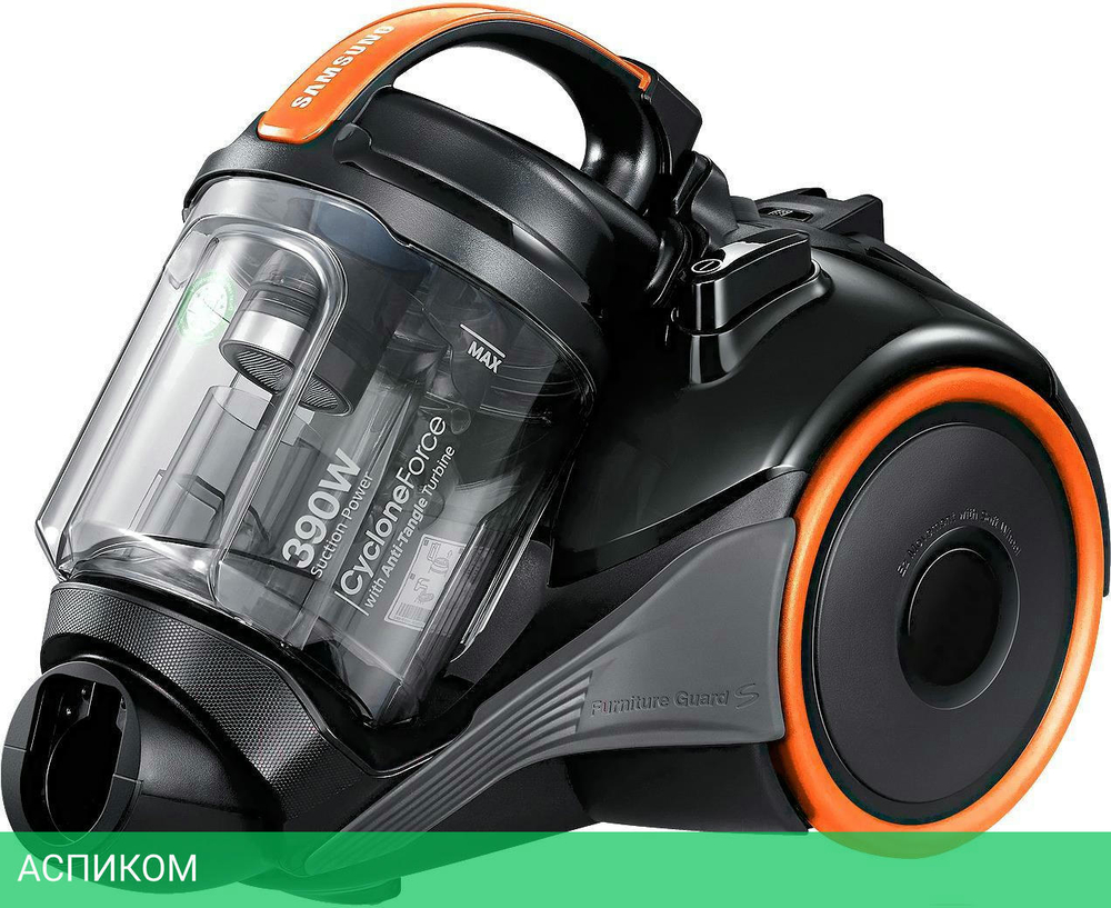 Пылесос Samsung SC15K4136VL Black/Orange (VC15K4136VL/EV)