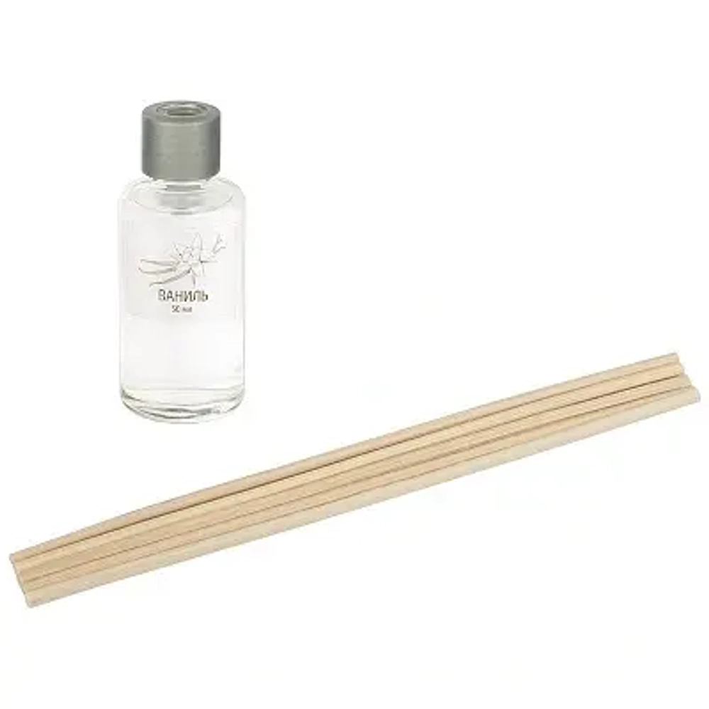 Диффузор для дома с палочками 50мл «Ваниль»