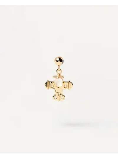 Подвеска-шарм женская PDPaola Plane серебро 925 пробы покрытое золотом 750 пробы CH01-022-U