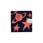 VIVIENNE WESTWOOD ПЛАТОК СИНИЙ ПРИНТ ORBS AND STARS С ЛОГОТИПОМ БРЕНДА