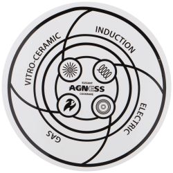 ЧАЙНИК AGNESS ЭМАЛИРОВАННЫЙ, СЕРИЯ "ПРОВАНС ЛИМОНЫ", 4 Л