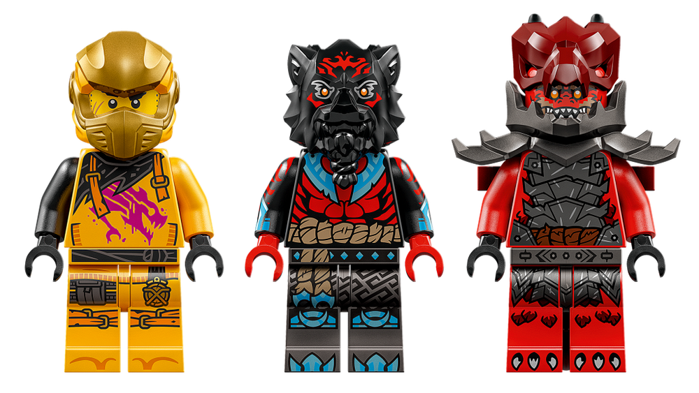 LEGO Ninjago 71833 «Суперштормовой самолёт Раса и Арина» — воздушные бои