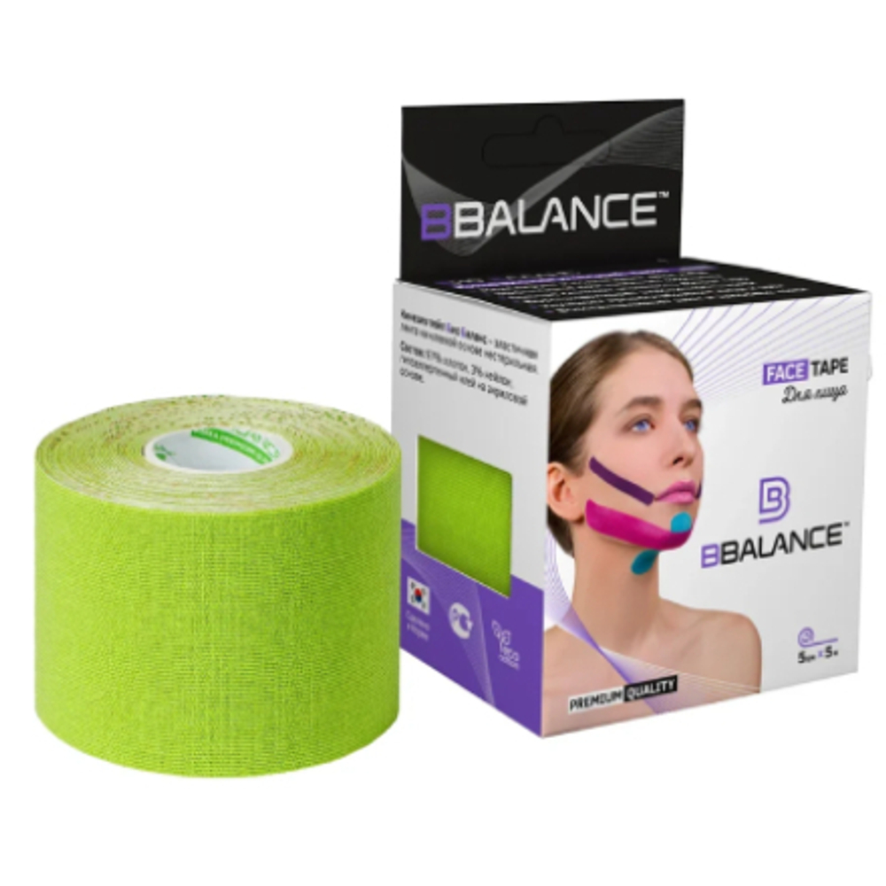 Кинезио тейп BBTape 5см*5м FACE TAPE
