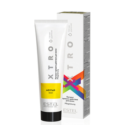 ESTEL Пигмент прямого действия для волос XTRO WHITE Желтый, 100 мл